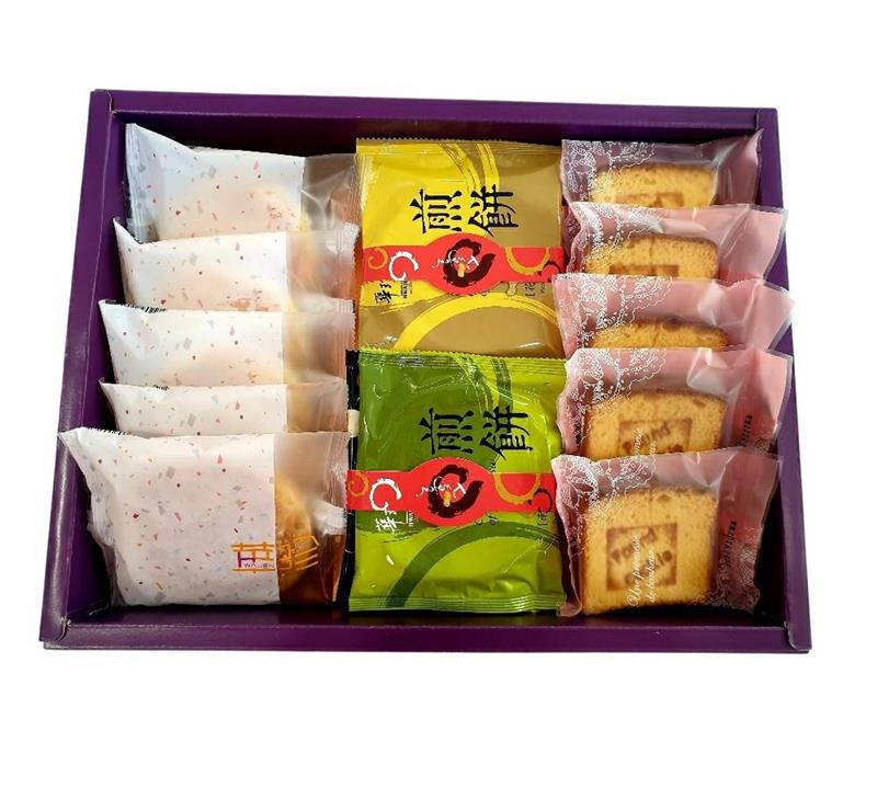 屏東東港伴手禮-華珍食品,鳳采禮盒A